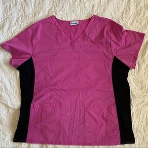 Pink ScrubStar scrub top